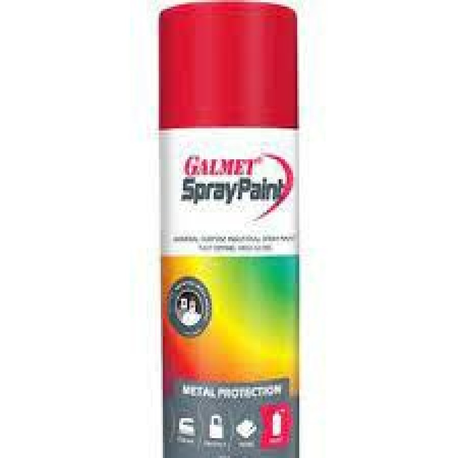 Paint Galmet Topcoats | Galmet Bright Red 350G Spraycan – Fast-Dry, High Gloss Enamel