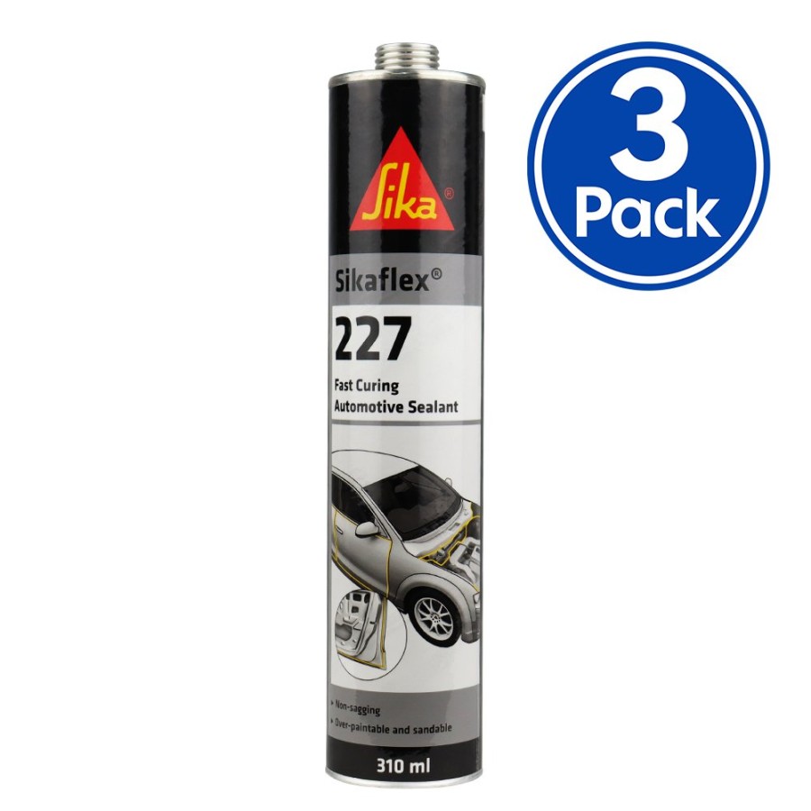 Adhesives & Sealants Sika Sealants | Sika Sikaflex 227 Fast Curing Automotive Sealant 310Ml White X 3 Pack