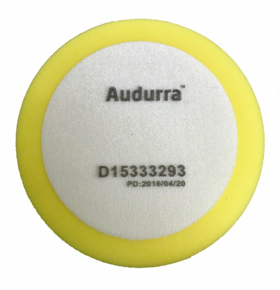 Car Care Axalta Cutting Pads | Axalta Audurra Foam Pad Flat Polishing Polish Compound Yellow 200Mm