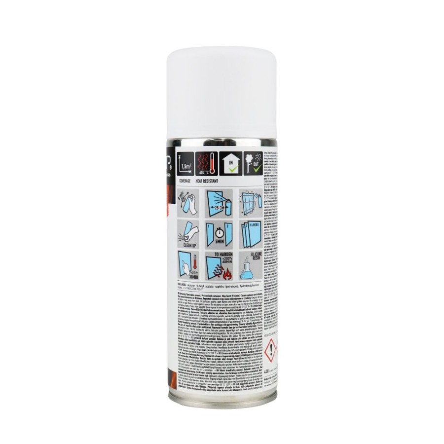 Paint Car-Rep High Temp & Brakes | Car-Rep Automotive Heat Resistant Paint 400Ml White X 2 Pack