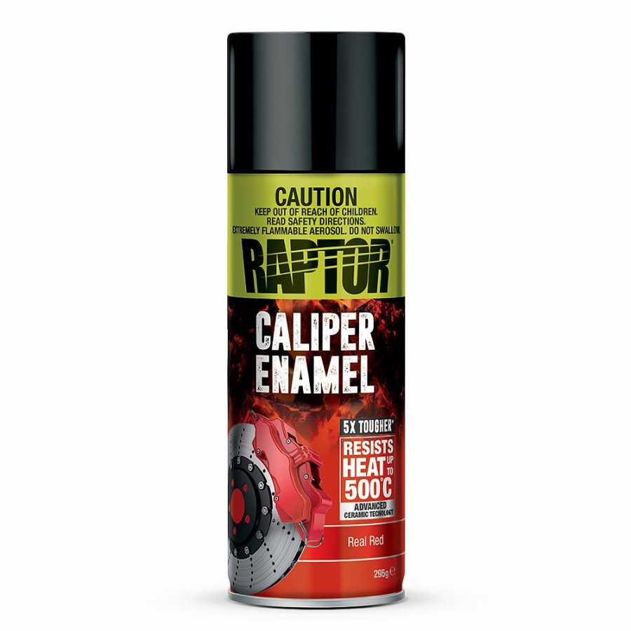 Paint U-POL High Temp & Brakes | U-Pol Raptor High Temp Brake Caliper Enamel Spray Paint Aerosol 295G Real Red