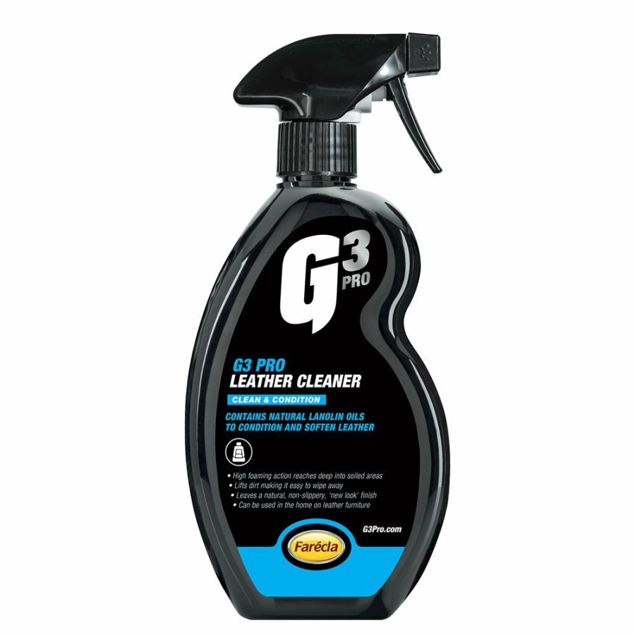 Car Care Farecla Leather & Vinyl | Farecla G3 Pro Leather Cleaner 500Ml Interior Restore Car Care