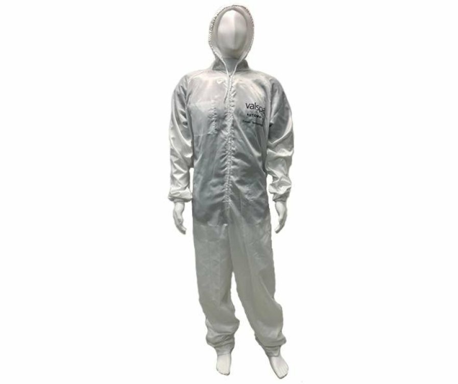 Safety Valspar Reusable Overalls | Brand New Valspar Premium 1 One Piece White Pinstripe Overalls Spray Painting Suit