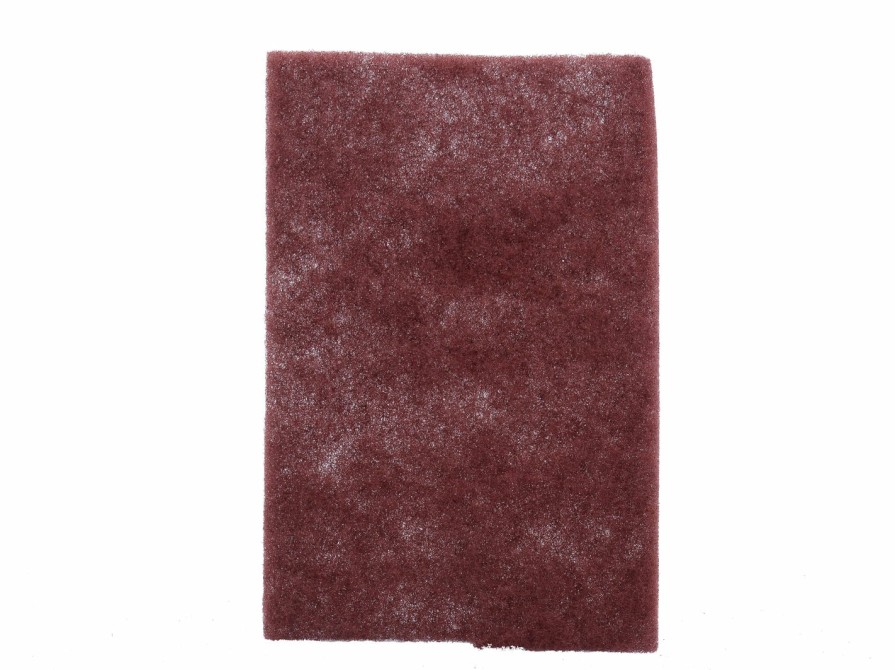 Cutting & Abrasives Rodim Scouring Pads | Basf Rodim Abrasive Sanding Hand Scuff Pad Maroon Red 150Mm X 225Mm Box Of 25 Scotch