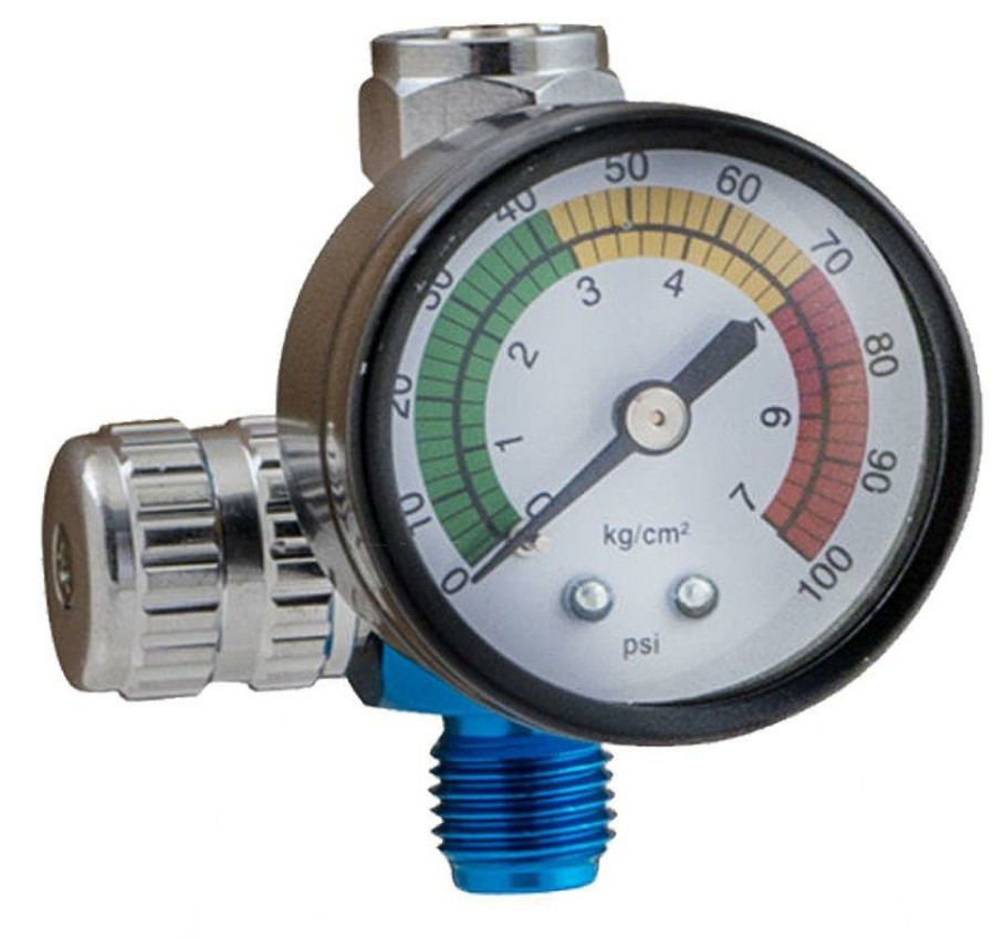 Spray Guns 2Spray Regulators & Gauges | Air Gauge Regulator Suits All Spray Gun Sata Iwata Devilbiss Anodised