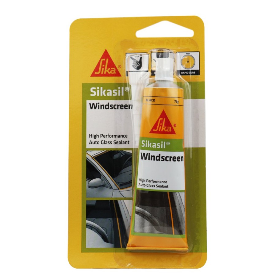 Adhesives & Sealants Sika Sealants | Sika Sikasil Windscreen Automotive Glass Sealant 75G Black