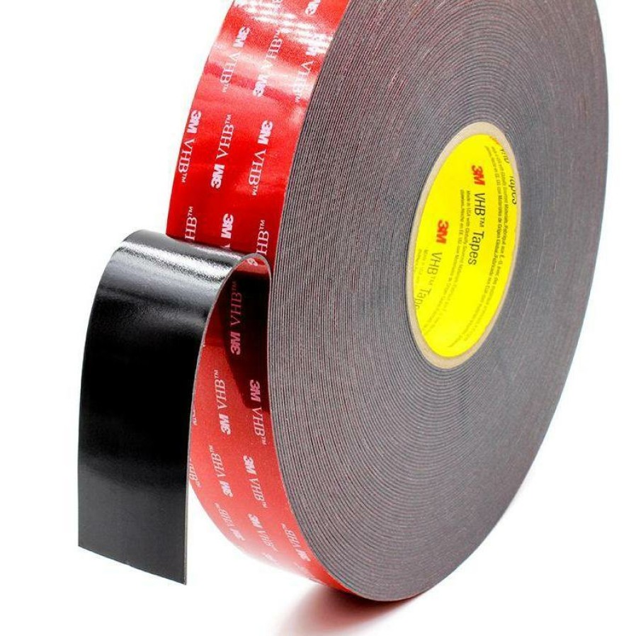 Prep & Repair 3M VHB & Double Sided Tape | 3M Black Vhb 5952 Double Sided Conformable Acrylic Foam Tape 24Mm X 33M