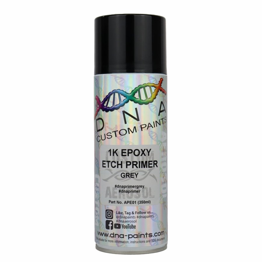 Paint DNA Paints Primers | Dna Paints Epoxy Etch Primer Spray Paint 350Ml Aerosol Grey