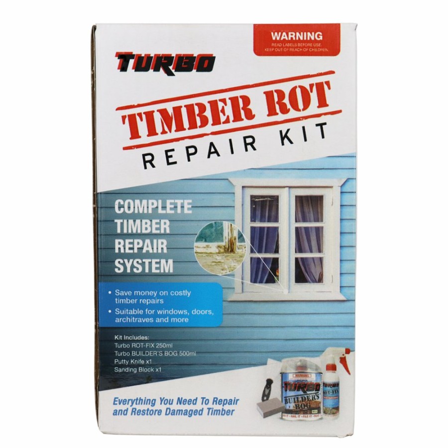 Paint Turbo Timber | Turbo Timber Rot Repair Kit 500Ml Wood Treatment