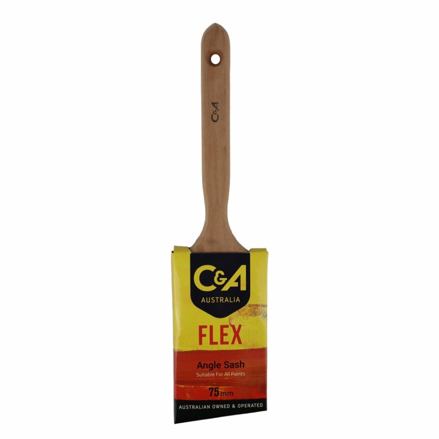 Painting Tools C u0026 A Brushware | C&A Brushware Flex Angled Sash Brush 75Mm Interior Exterior Trade