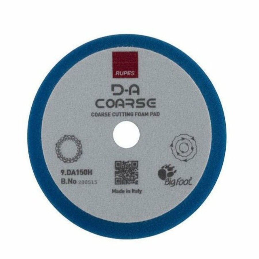 Car Care Rupes Cutting Pads | Rupes Bigfoot 150Mm Coarse Blue Foam Polishing Pad 9.Da150H