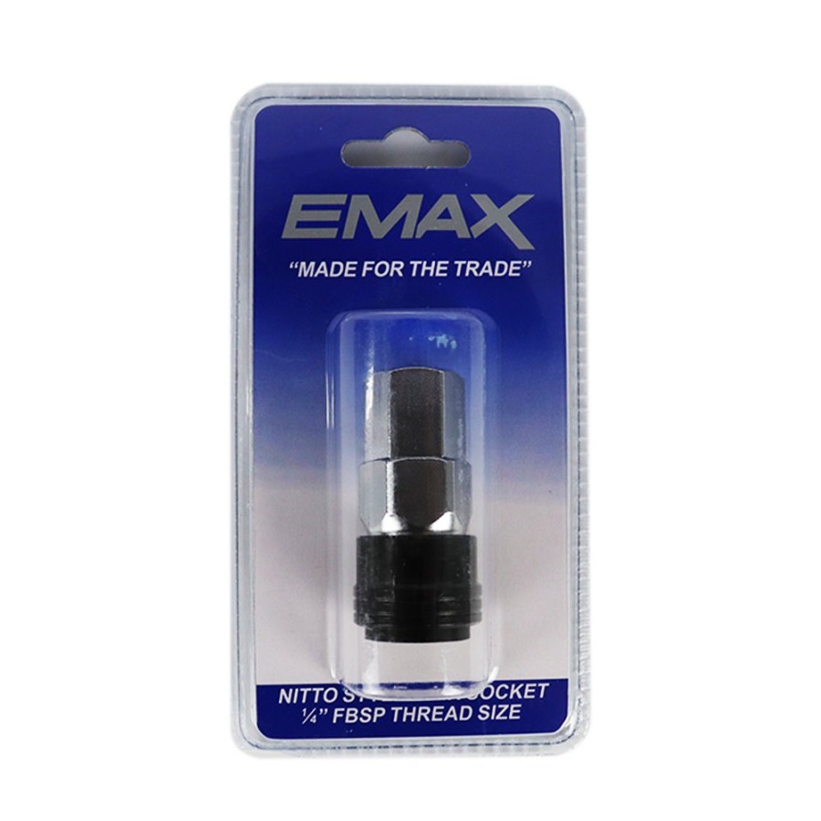 Spray Guns Emax Fittings | Emax 1/4" Fbsp - Nitto Style Air Socket