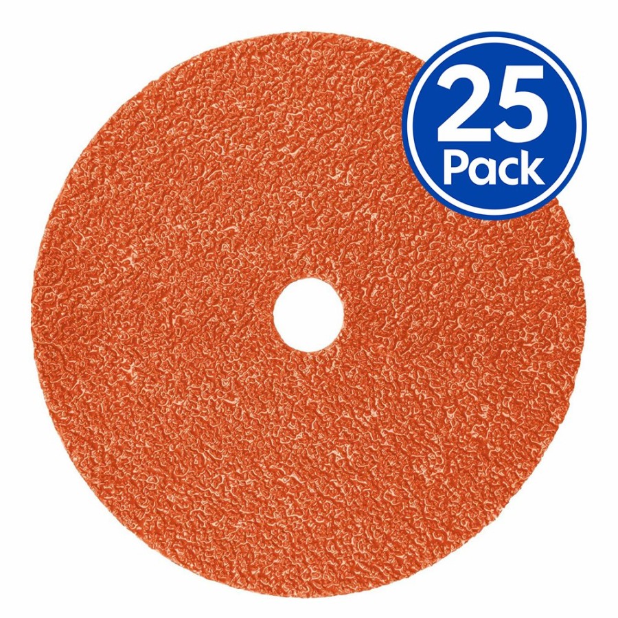 Cutting & Abrasives 3M Grinder Discs | 3M™ Cubitron™ Ii Fibre Disc 987C 180Mm 60Grit Pack Of 25 Stainless Steel