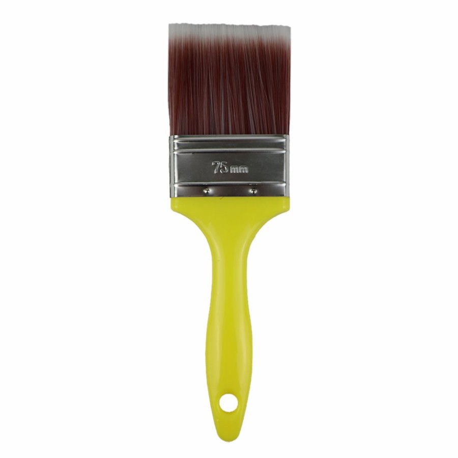 Painting Tools C u0026 A Brushware | C&A Yellow Brush 75Mm Varnish Paint Interior