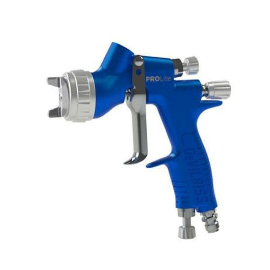 Spray Guns DeVilbiss Gravity-Fed | Devilbiss Prolite 1.4Mm Fluid Tip T110 Cap Spray Paint Gun Blue