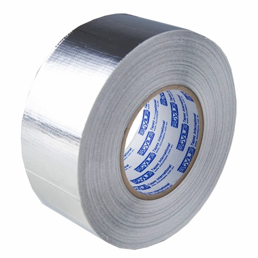 Prep & Repair Stylus Duct Tape | Stylus Reinforced Silver Aluminium Foil Tape 72Mm X 50M