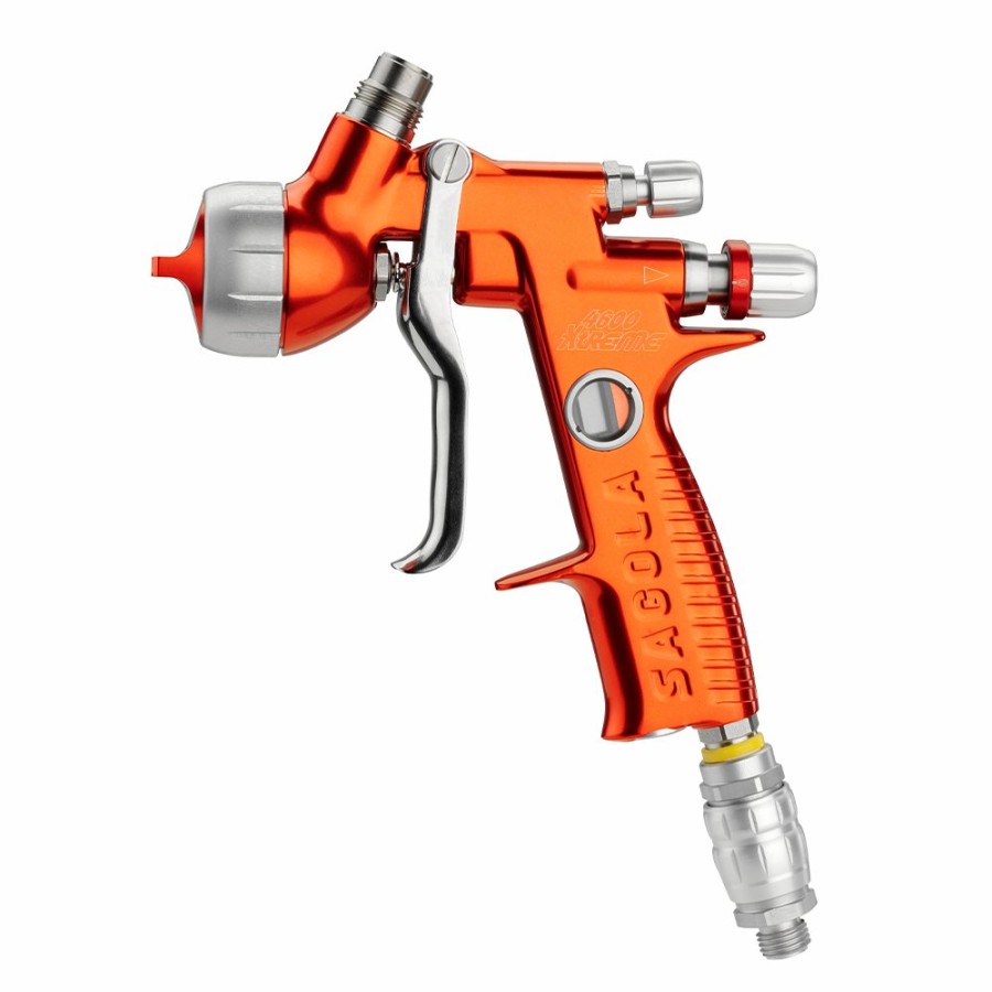 Spray Guns Sagola Gravity-Fed | Sagola 4600 Xtreme Digital Spray Gun 1.30 Dvr Titania Cap 600Ml Pot