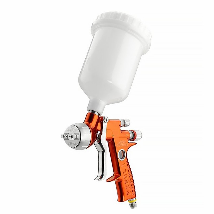 Spray Guns Sagola Gravity-Fed | Sagola 4600 Xtreme Digital Spray Gun 1.30 Dvr Titania Cap 600Ml Pot