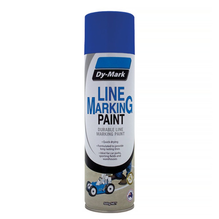 Paint Dy-Mark Linemarking | Dy-Mark Heavy Duty Line Marking Spray Paint Blue 500G Aerosol