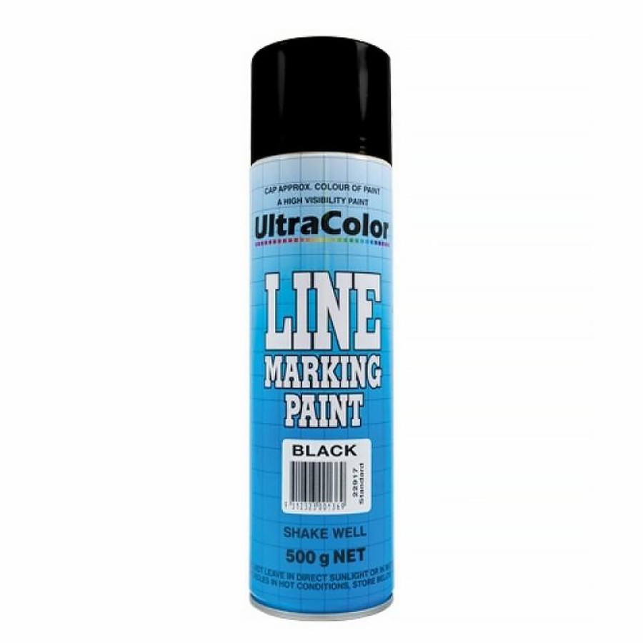 Paint UltraColor Linemarking | Ultracolor Line Marking Spray Paint Black 500G Aerosol