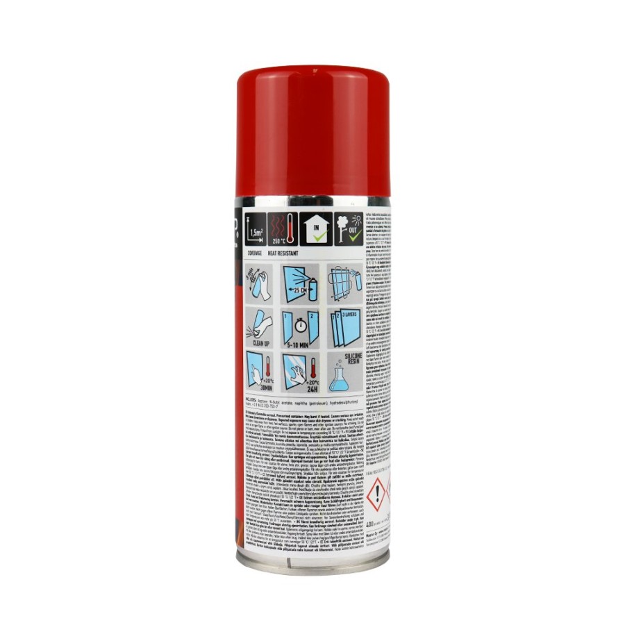 Paint Car-Rep High Temp & Brakes | Car-Rep Automotive Heat Resistant Paint 400Ml Red X 3 Pack