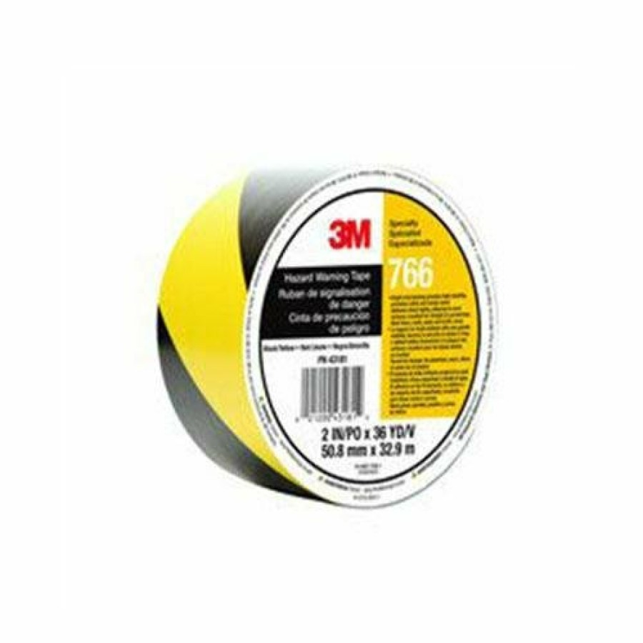 Safety 3M | 3M™ Hazard Warning Tape 766 50.8Mm X 32.9M Safety Border / Barrier Self Stick