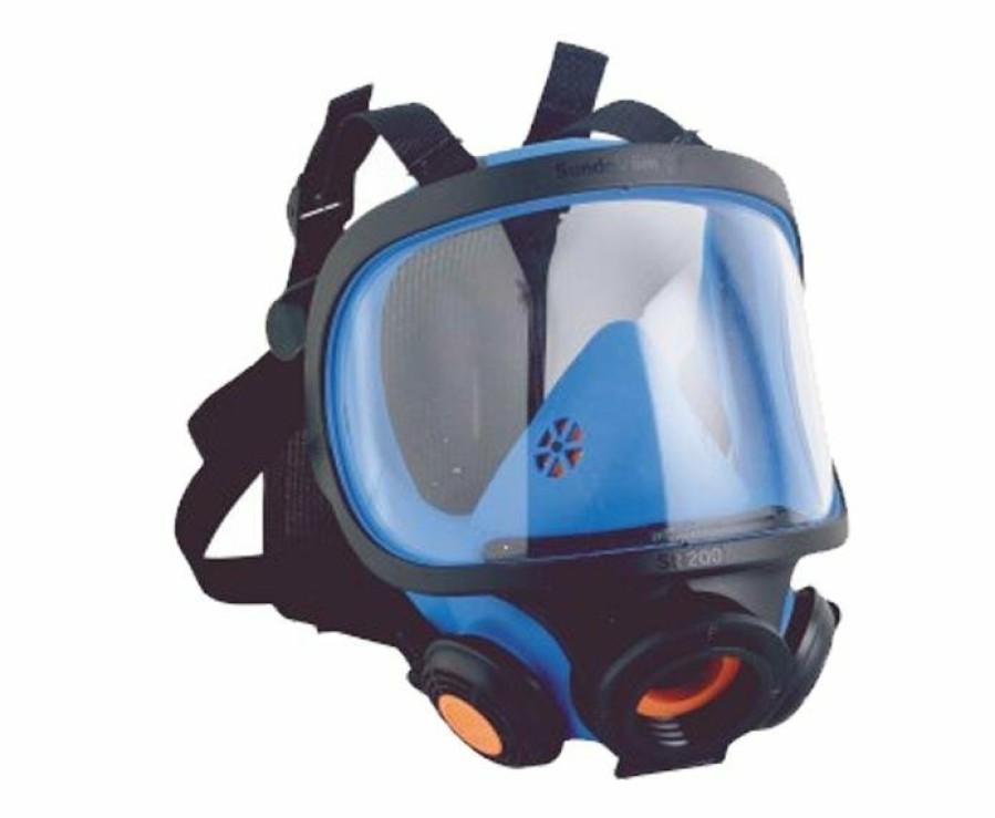 Safety Sundstrom Respirators | Sundstrom Sr200 Full Face Silicone Mask Respirator With Glass Visor