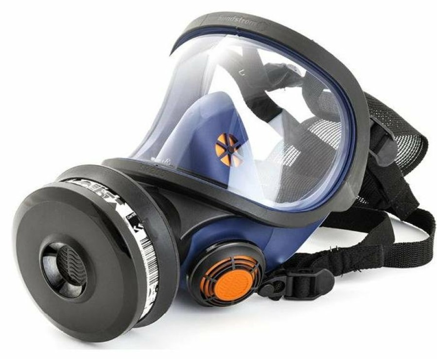 Safety Sundstrom Respirators | Sundstrom Sr200 Full Face Silicone Mask Respirator With Glass Visor