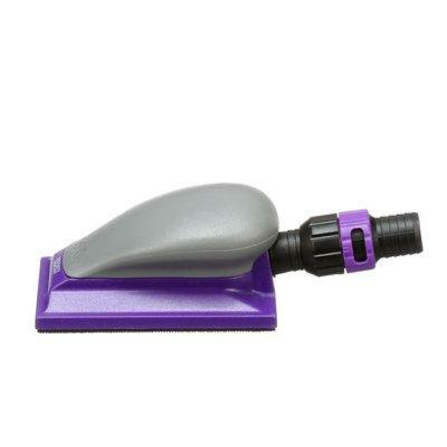 Cutting & Abrasives 3M Block Sanders | 3M Hookit Dust Free Vacuum Purple Sanding Block 05207 70Mm X 127Mm