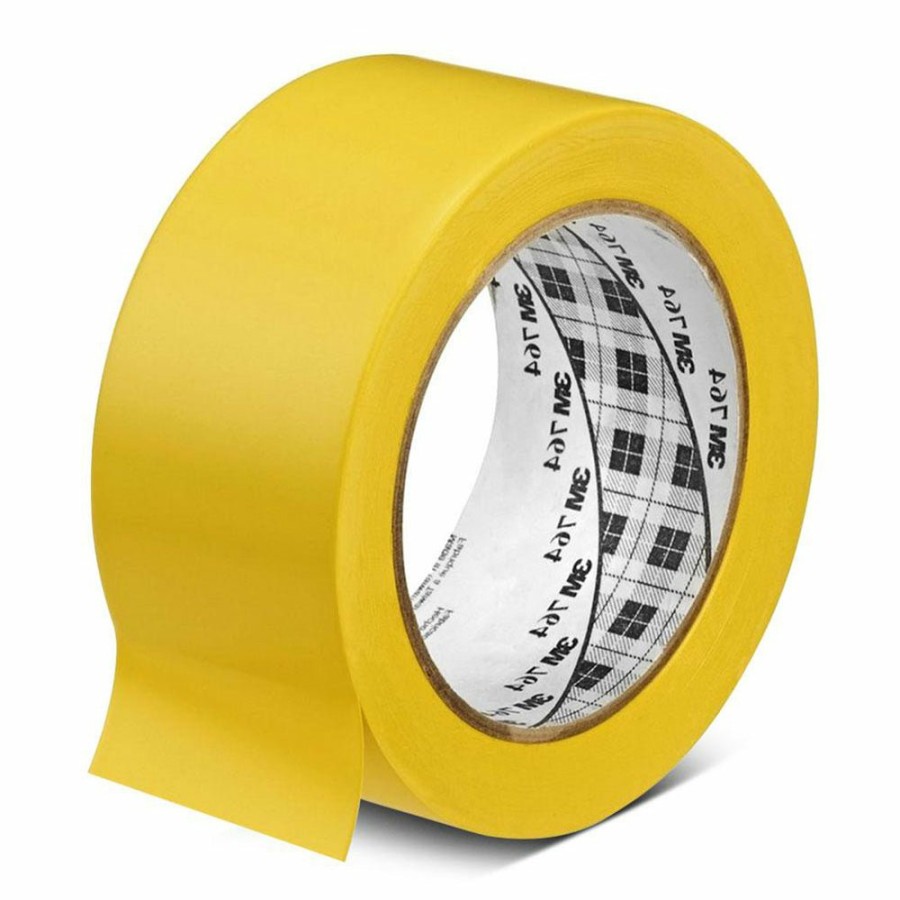 Prep & Repair 3M Vinyl Tape | 3M 764 General Purpose Vinyl Tape Yellow 25Mm X 33M Marking Colour Coding Safety