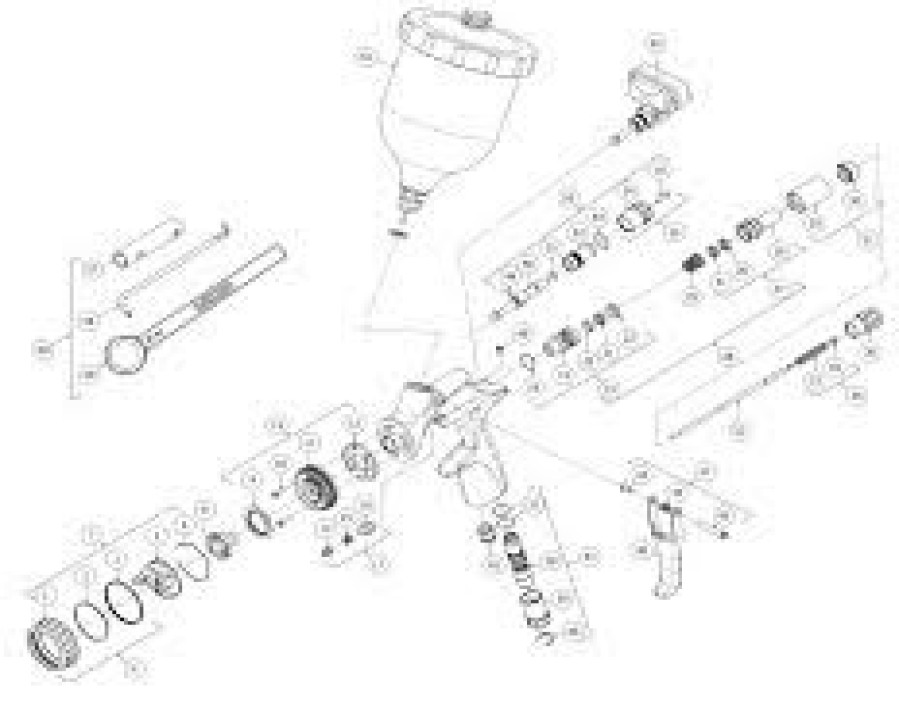 Spray Guns DeVilbiss Other | Devilbiss Dv1 Tool Kit Spn-181920 704429