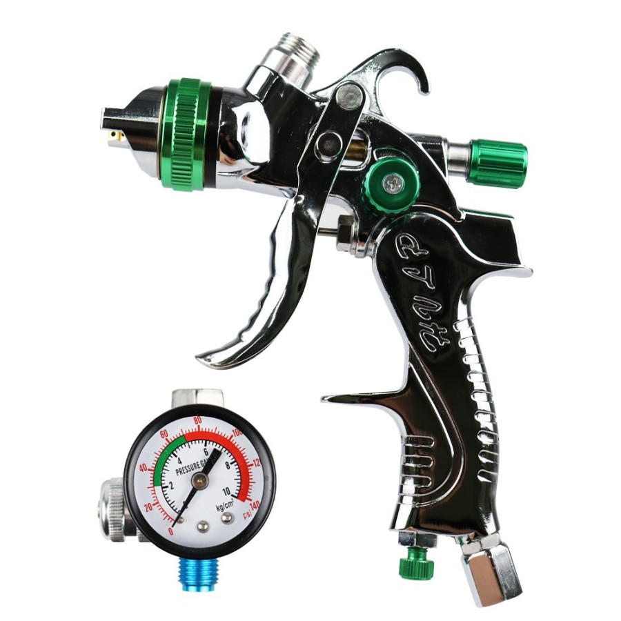 Spray Guns SAR Gravity-Fed | Professional Gravity-Fed Hvlp Spray Gun 1.4Mm + Air Regulator With Gauge