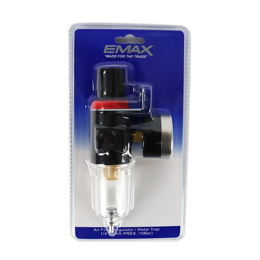 Spray Guns Emax Air Filters | Emax Mini Air Filter Regulator Combo 1/4" Bsp Water Trap Compressor Separator