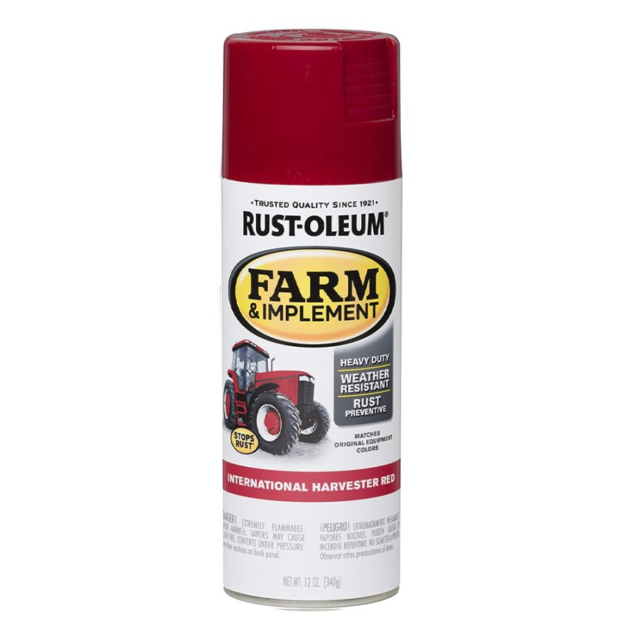 Paint Rust-Oleum Topcoats | Rust-Oleum Farm Equipment International Harvester Red Spray Paint 340G