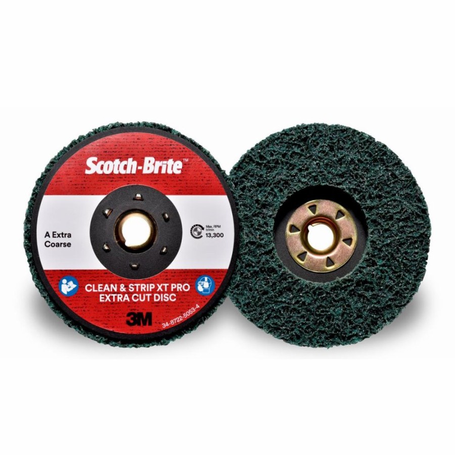 Cutting & Abrasives 3M | 3M Scotch Brite Clean And Strip Xt Pro Extra Cut Disc 178Mm X 22Mm