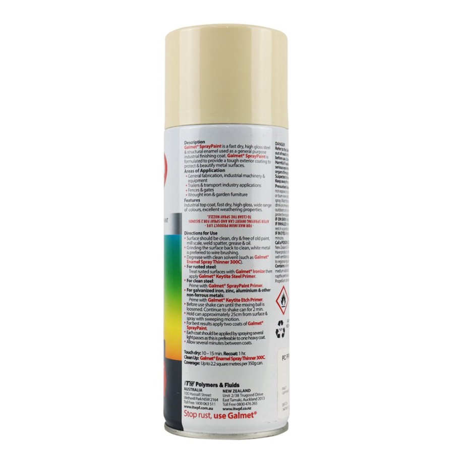 Paint Galmet Topcoats | Galmet® Quick Dry Enamel Topcoat 350G Gloss Primrose