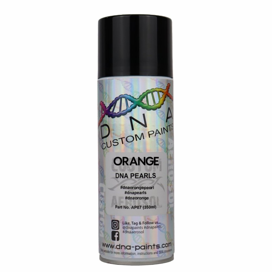 Paint DNA Paints Top Coats | Dna Paints Pearl Colour Spray Paint 350Ml Aerosol Orange Pearlescent