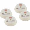 Car Care Rupes Polishing Pads | Rupes Bigfoot 100Mm White Ultra Fine Hook & Loop Polishing Pad - 4 Pack Bf100S