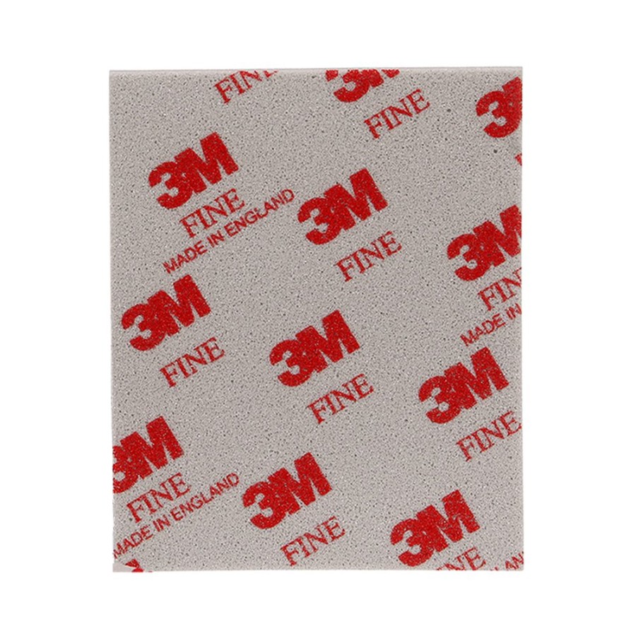 Cutting & Abrasives 3M Sponges | 3M Softback Wet Or Dry Sanding Sponge Fine 115Mm X 140Mm 03809 X 5 Pack