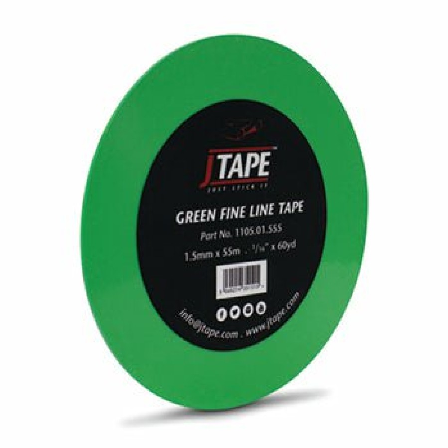 Prep & Repair JTAPE Fine Line Tape | Jtape Green Line Fine Line Tape 1.5Mm X 55M Straight