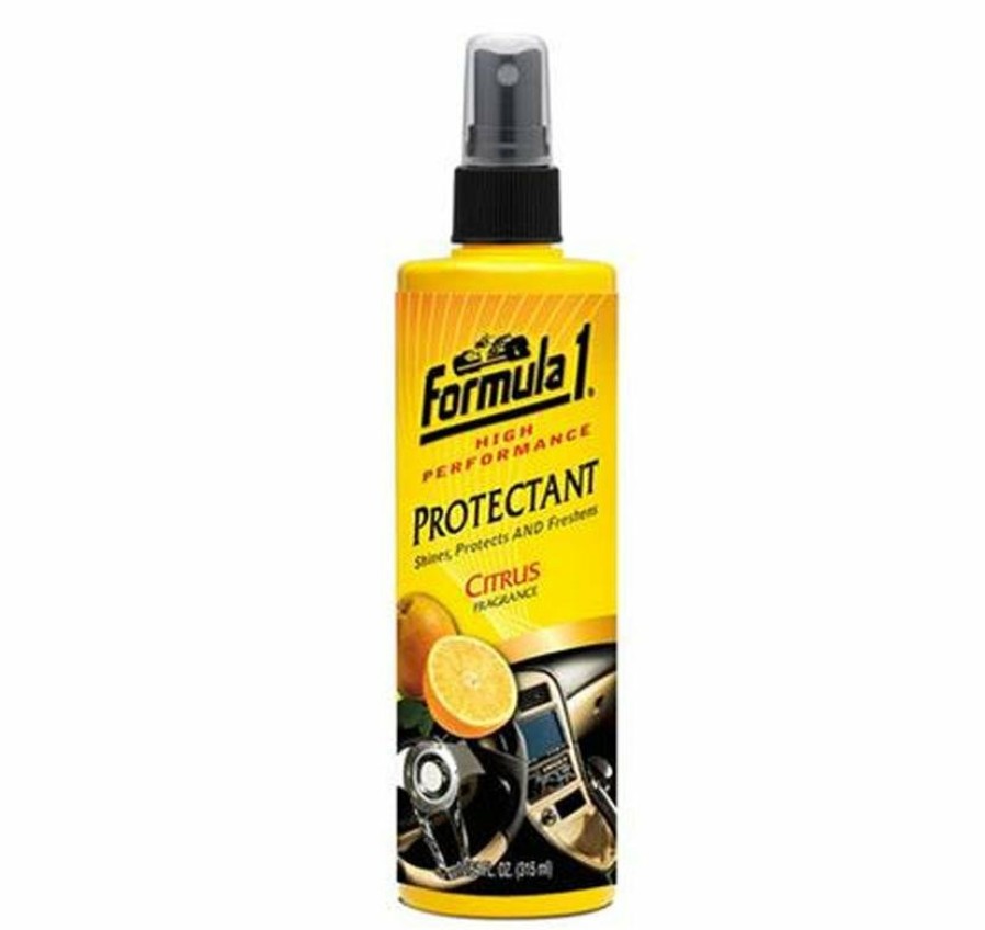 Car Care Formula 1 Interior Cleaners | Formula 1 Auto Car Care Protectant Shines Freshens - Citrus Fragrance 315Ml