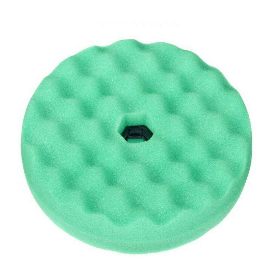 Car Care 3M Cutting Pads | 3M 50962 Quick Connect Compounding Buff Waffle Pad Green 150Mm Perfect It