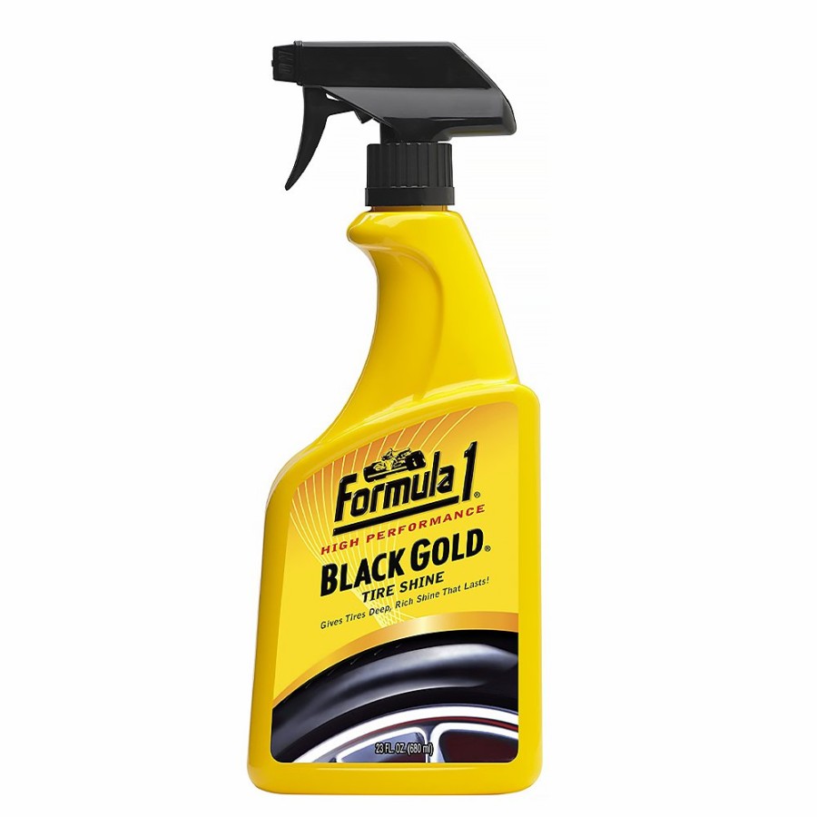 Car Care Formula 1 Wheels & Tyres | Formula 1 High Performance Black Gold Tire Shine 680Ml Car Care Auto Detailing