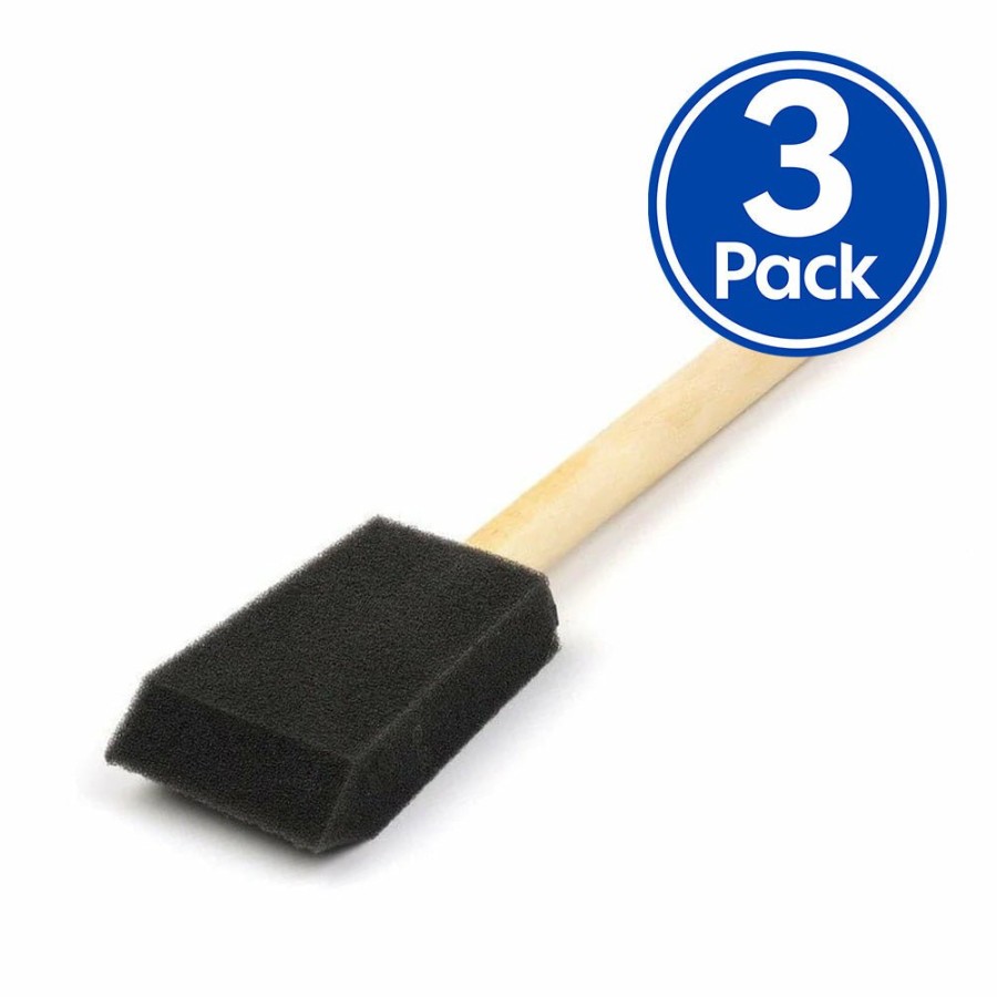 Painting Tools Uni-Pro | Uni-Pro High Density Foam Brush 25Mm 50Mm 75Mm 100Mm Interior Exterior Trade X 3