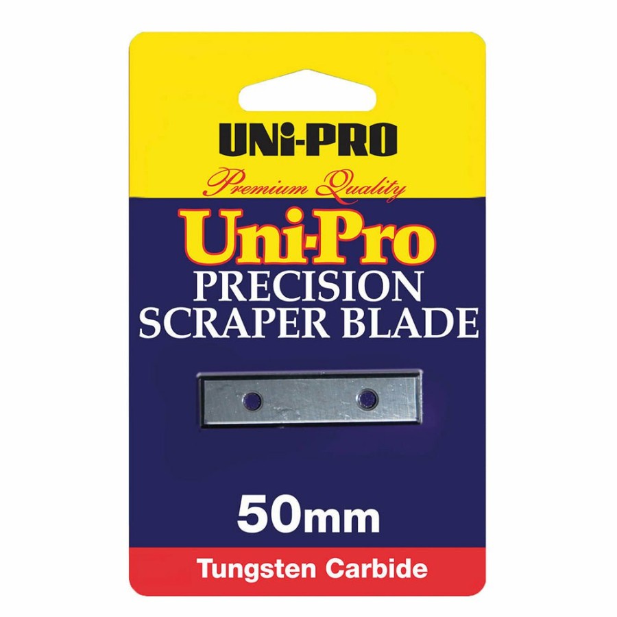 Prep & Repair Uni-Pro Masking Machines | Uni-Pro 50Mm Replacement Tungsten Carbide Heavy Duty Scraper Blade