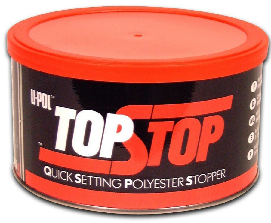 Prep & Repair U-POL Fine Fillers | U-Pol Top Stop Smooth Finishing Quick Setting Polyester Stopper 750Ml