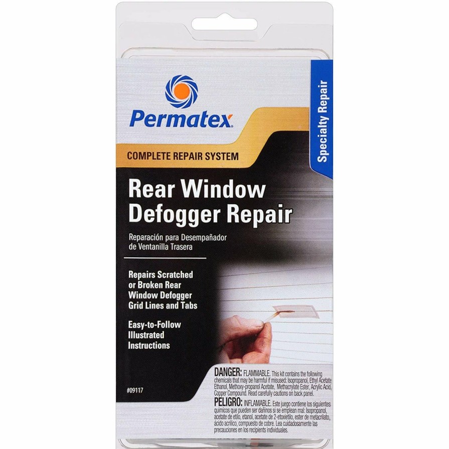 Car Care Permatex Windscreen & Glass | Permatex Complete Rear Window Defogger Repair Kit 09117