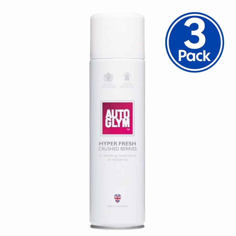 Car Care Autoglym Air Fresheners | Autoglym Hyper Fresh Crushed Berries Car Fragrance 450Ml X 3 Pack Authfcba