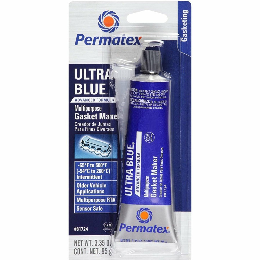 Adhesives & Sealants Permatex | Permatex Ultra Blue General Multi Purpose Gasket Maker 95G