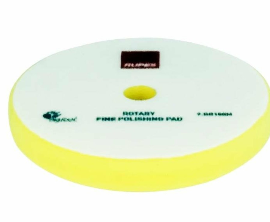 Car Care Rupes Polishing Pads | Rupes Bigfoot 9.Br180M Yellow Rotary Fine Polishing Pad 155/160Mm